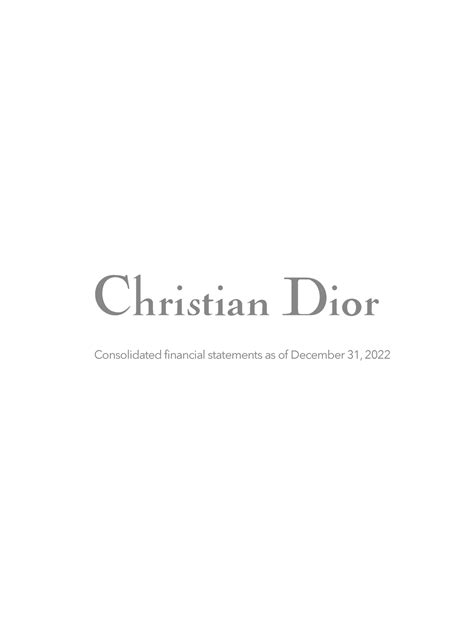 dior financial report|Dior 2022 annual report.